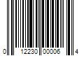 Barcode Image for UPC code 012230000064