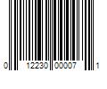 Barcode Image for UPC code 012230000071