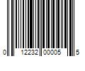 Barcode Image for UPC code 012232000055