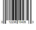 Barcode Image for UPC code 012236104353