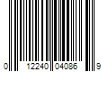 Barcode Image for UPC code 012240040869