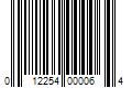 Barcode Image for UPC code 012254000064