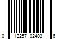 Barcode Image for UPC code 012257024036