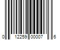 Barcode Image for UPC code 012259000076