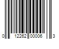 Barcode Image for UPC code 012262000063