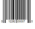 Barcode Image for UPC code 012262000070