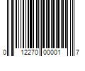 Barcode Image for UPC code 012270000017