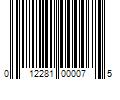 Barcode Image for UPC code 012281000075