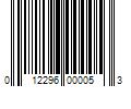 Barcode Image for UPC code 012296000053