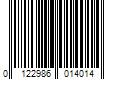 Barcode Image for UPC code 0122986014014