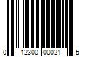 Barcode Image for UPC code 012300000215