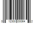 Barcode Image for UPC code 012300000642