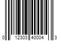 Barcode Image for UPC code 012303400043