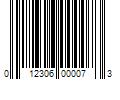 Barcode Image for UPC code 012306000073