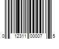 Barcode Image for UPC code 012311000075