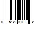 Barcode Image for UPC code 012320000042