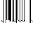 Barcode Image for UPC code 012320000073