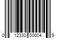 Barcode Image for UPC code 012330000049