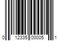 Barcode Image for UPC code 012335000051