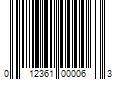 Barcode Image for UPC code 012361000063