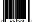 Barcode Image for UPC code 012362000093