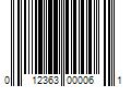 Barcode Image for UPC code 012363000061