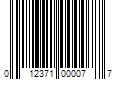 Barcode Image for UPC code 012371000077