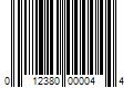 Barcode Image for UPC code 012380000044