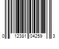 Barcode Image for UPC code 012381042593