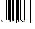 Barcode Image for UPC code 012381226412