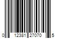 Barcode Image for UPC code 012381270705