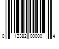 Barcode Image for UPC code 012382000004