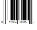 Barcode Image for UPC code 012384000057