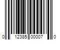 Barcode Image for UPC code 012385000070