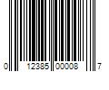 Barcode Image for UPC code 012385000087