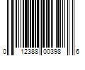 Barcode Image for UPC code 012388003986