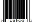 Barcode Image for UPC code 012389000052