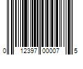 Barcode Image for UPC code 012397000075