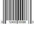 Barcode Image for UPC code 012400000863