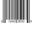 Barcode Image for UPC code 012400250039