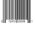 Barcode Image for UPC code 012410000051