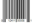 Barcode Image for UPC code 012411000081. Product Name: 