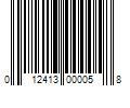 Barcode Image for UPC code 012413000058