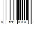 Barcode Image for UPC code 012415000087