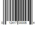 Barcode Image for UPC code 012417000054