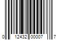 Barcode Image for UPC code 012432000077