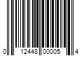 Barcode Image for UPC code 012448000054