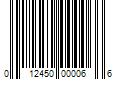 Barcode Image for UPC code 012450000066