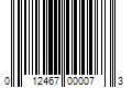 Barcode Image for UPC code 012467000073