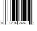 Barcode Image for UPC code 012476000071